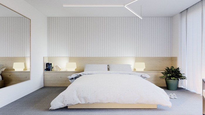 Contoh desain kamar tidur minimalis